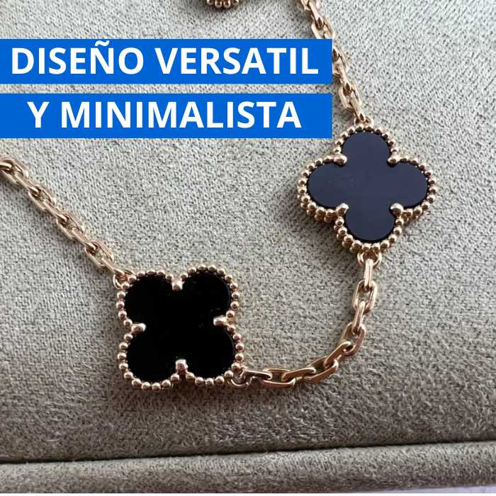 Pulsera 5 treboles + Caja de lujo