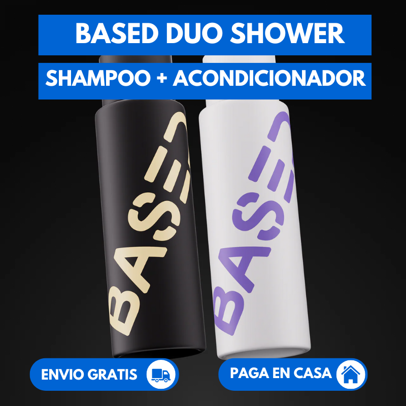 Based Shower Duo Shac 200ml ( SHAMPOO PREMIUM + ACONDICIONADOR HIDRANTANTE