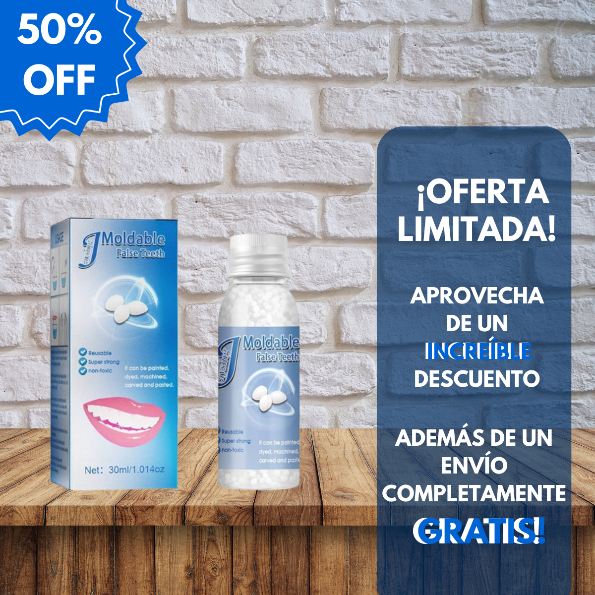 MOLDEADOR PARA DENTADURA®