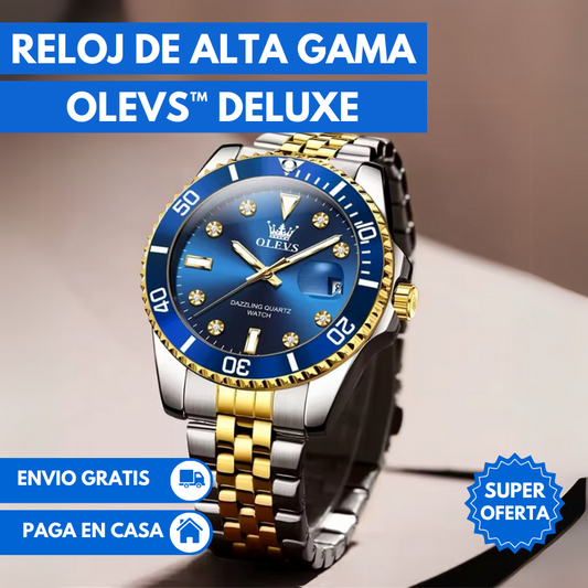 Reloj Alta Gama Olevs Deluxe - (acabados profesionales)