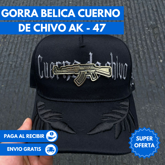 Gorra Belica Cuerno De Chivo AK-47