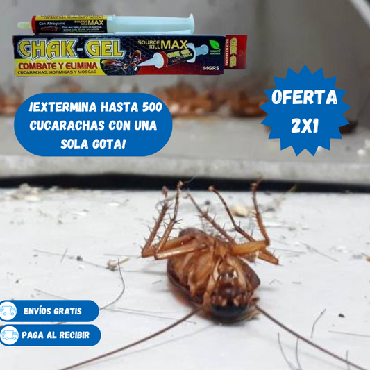 (2X1) CHACK GEL® - PAGA UNO LLEVA DOS
