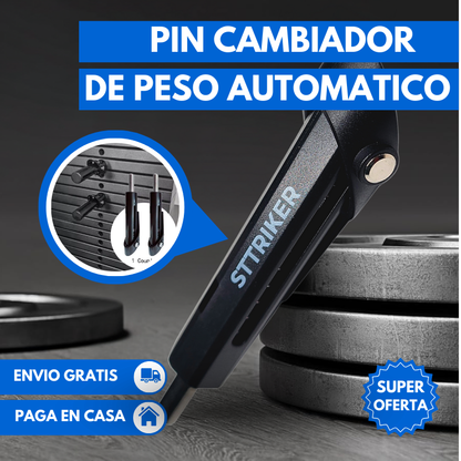 Pines Cambiadores de peso automáticos X2 + Caja incorporada y Guía de uso