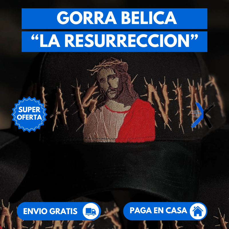 Gorra Bélica "LA RESURRECCIÓN" Oferta limitada