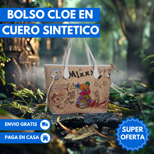 Bolso Cloe en cuero sintético + Marca de diseñador exclusivo colombiano