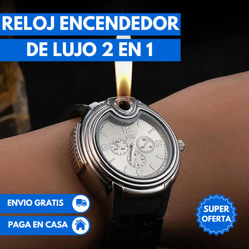 Reloj Encendedor De Lujo (Uso 2 en 1)