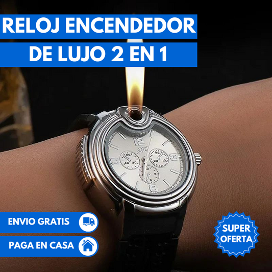 Reloj Encendedor De Lujo (Uso 2 en 1)