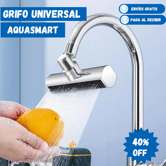 ADAPTADOR UNIVERSAL PARA GRIFO Aquasmart®/ ¡Tres modos para revolucionar tu cocina!