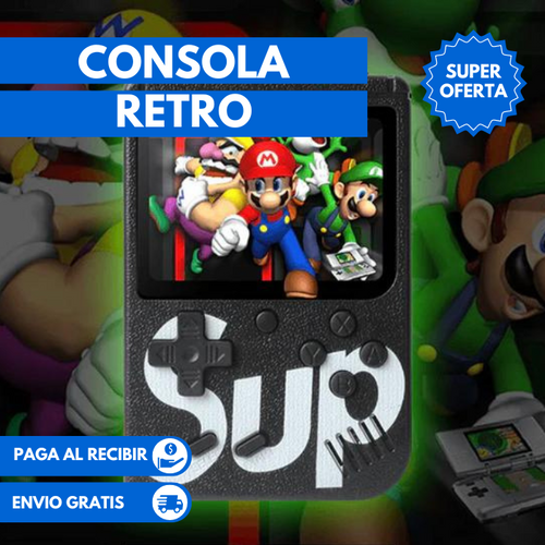 CONSOLA + 400 JUEGOS RETRO