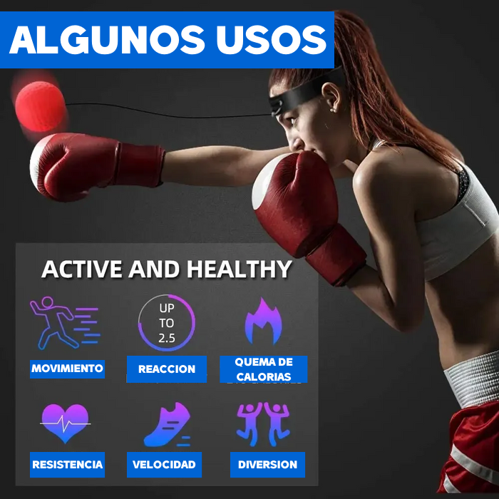 Pelota de boxeo Boxball : Ejercitador Importado y comprobado.