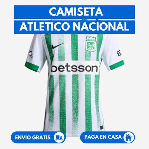 Camiseta Atlético Nacional -  (Oferta Navidad , final de COPA COLOMBIA)