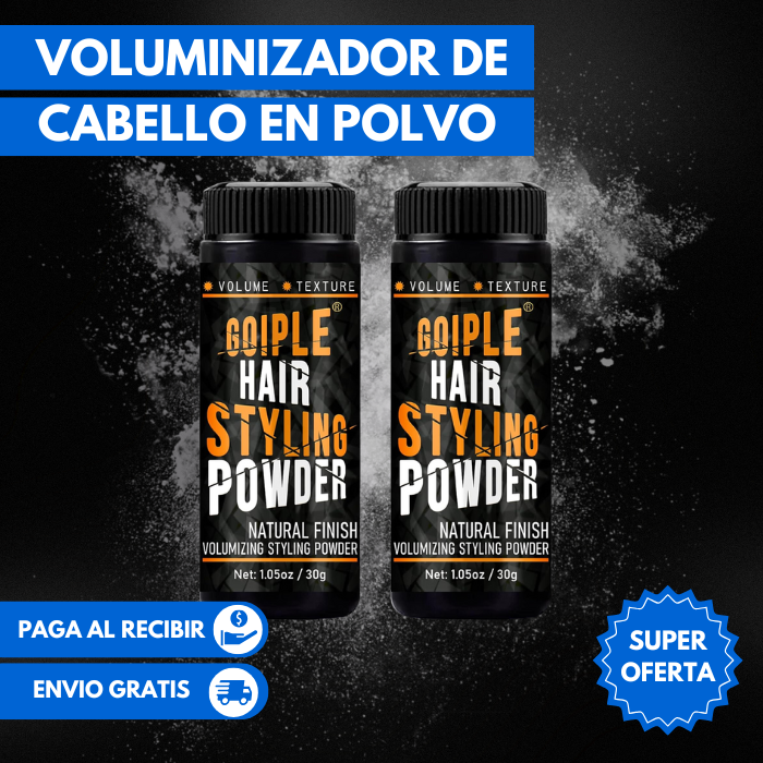 VOLUMINIZADOR DE CABELLO EN POLVO + GUIA DE USO
