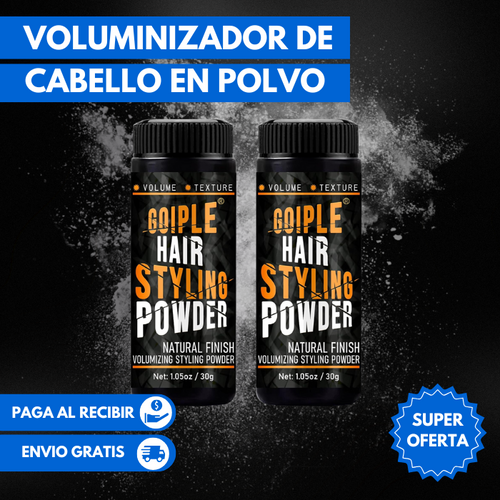 VOLUMINIZADOR DE CABELLO EN POLVO + GUIA DE USO