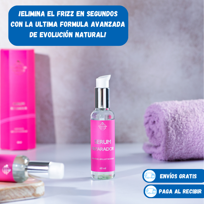 SERUM ALISADOR Y REPARADOR ANTI FRIZZ - EvolucionNatural®