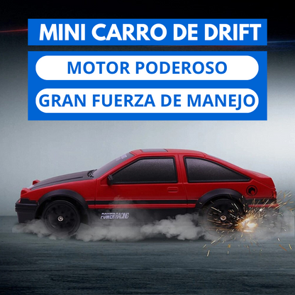 Mini carro de drift a control remoto + Kit de conos y llantas
