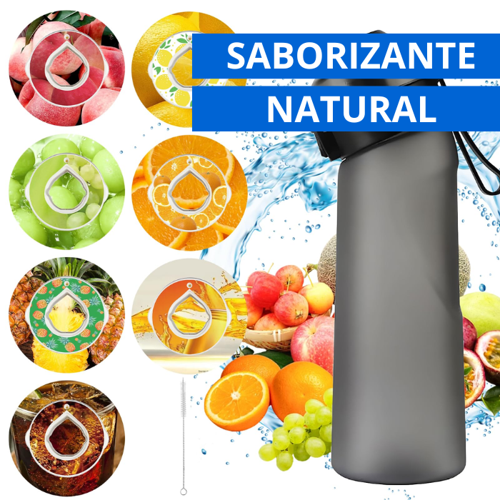 Termo Saborizante De Agua +3 capsulas de sabor