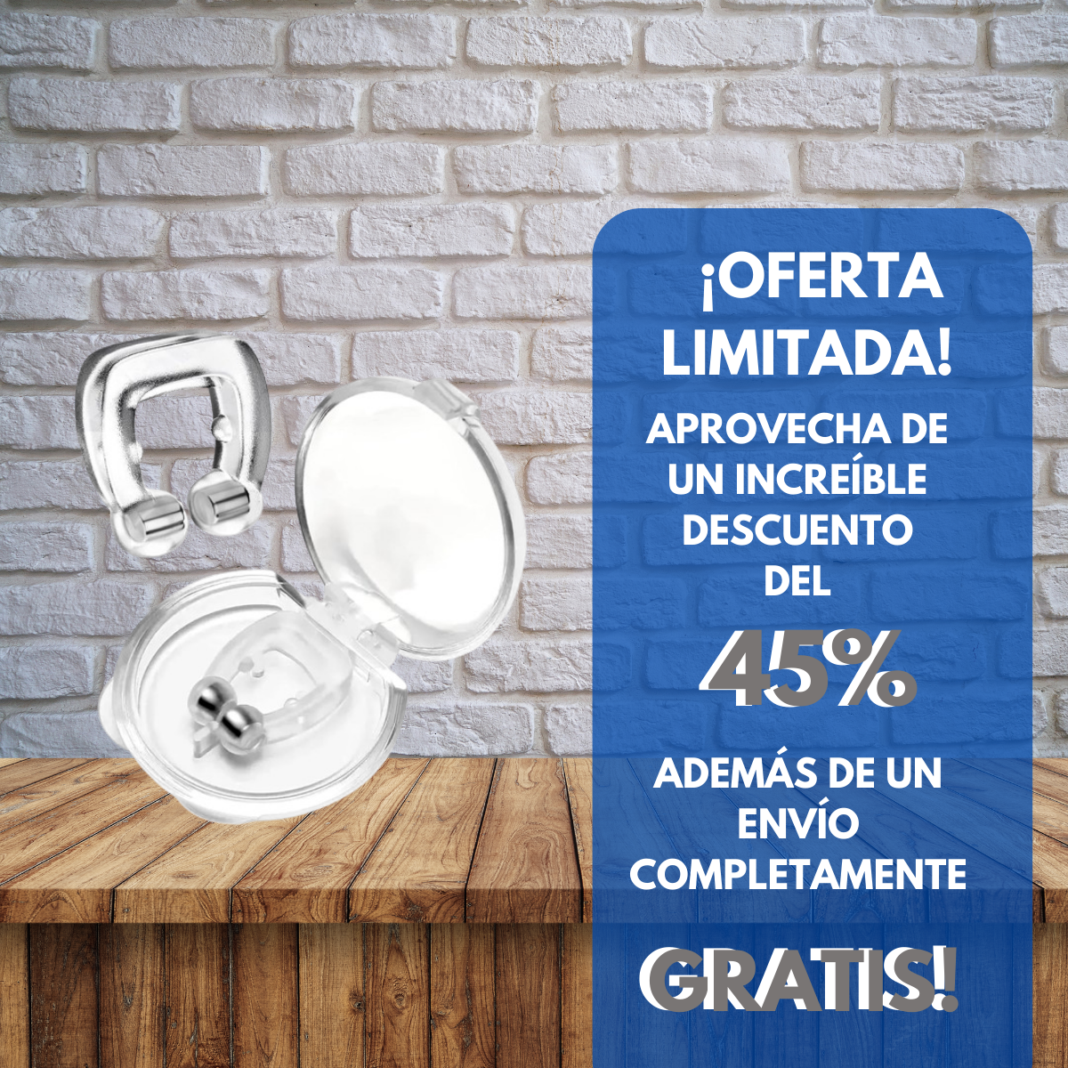 DISPOSITIVO NASAL ANTIRRONQUIDOS ANTISNORE™