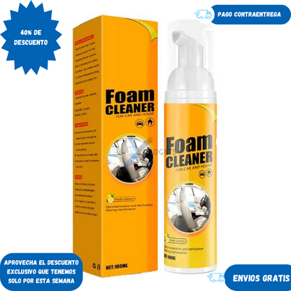 ESPUMA MÁGICA LIMPIADORA FOAM CLEANER + REGALO🎁(OFERTA EXCLUSIVA )