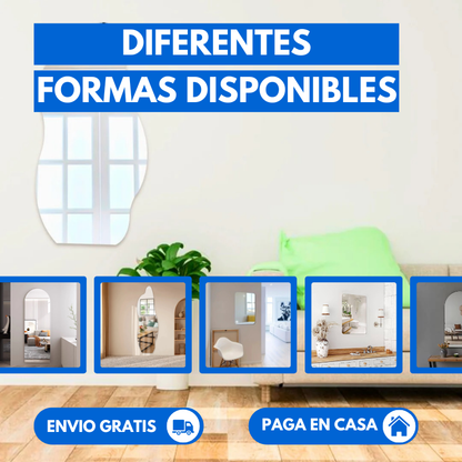 Espejo Completo Acrilico Flexible ( 120 cm x 35 cm )