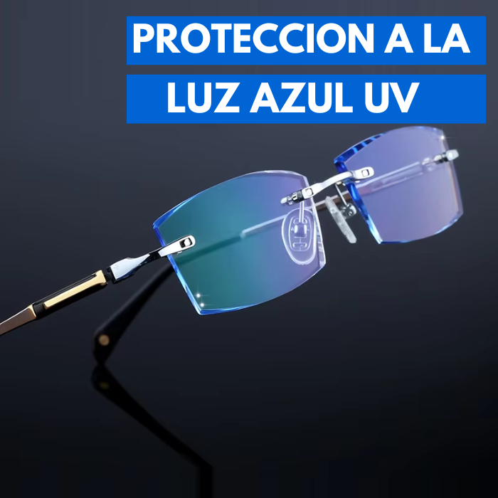 Gafas de aumento y filtro Azul UV + Estuche de lujo