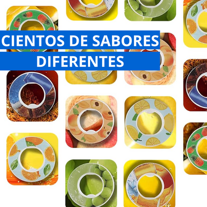 Termo Saborizante De Agua +3 capsulas de sabor