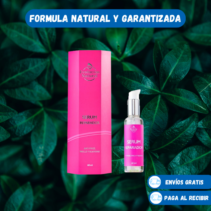 SERUM ALISADOR Y REPARADOR ANTI FRIZZ - EvolucionNatural®