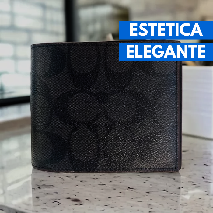 Billetera COACH G5 + Caja y certificado de autenticidad