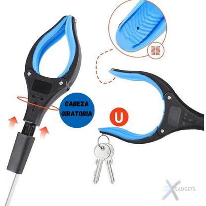 AGARRADOR PLEGABLE CON CLIP GIRATORIO 360° - FOLDINGPICKER®