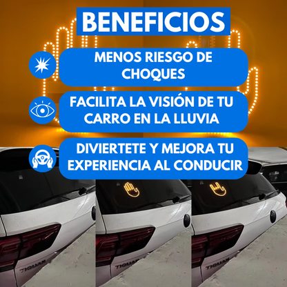 Señal de mano Led para carros