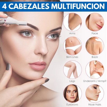 DEPILADORA FACIAL Y CORPORAL 4 EN 1 - DEPILA TODO TU CUERPO🩷- ENVIOS GRATIS