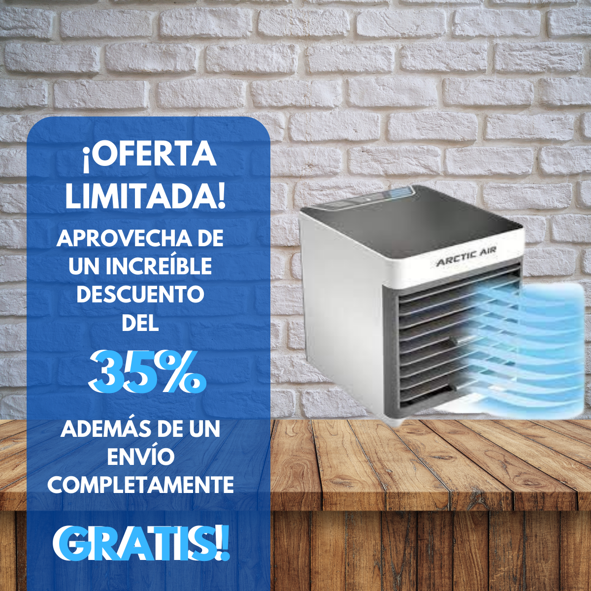 Aire acondicionado portatil (Artic Air)®