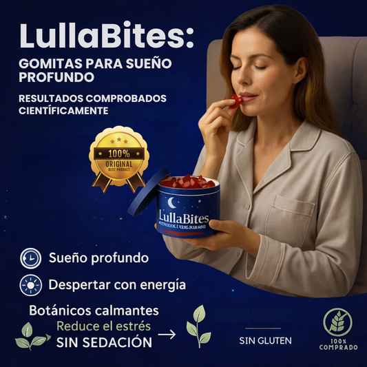 Gomitas Lullabites Para dormirte en menos tiempo