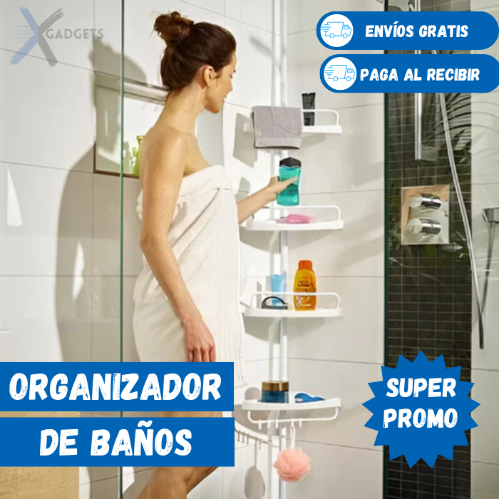 ORGANIZADOR DE BAÑOS ESQUINERO + ENVIO GRATIS