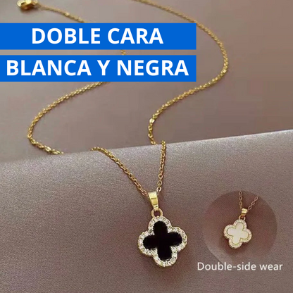 Collar Trébol 4 Hojas + Caja De Lujo