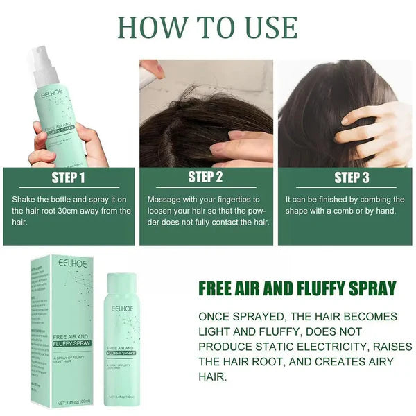 SPRAY PARA EL CABELLO BELLEZA NATURAL - Free Air and Fluffy Spray™