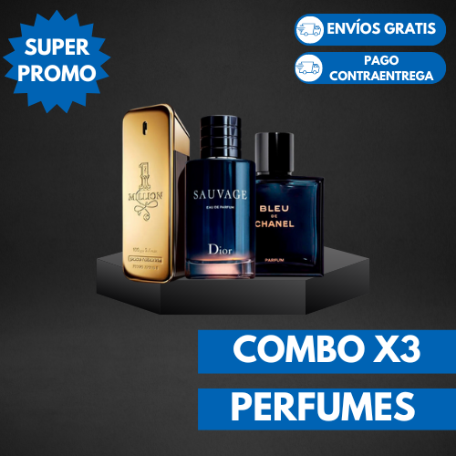 PAGA 1 Y OBTÉN 3 | Kit de 3 Perfumes PREMIUM (100ml)