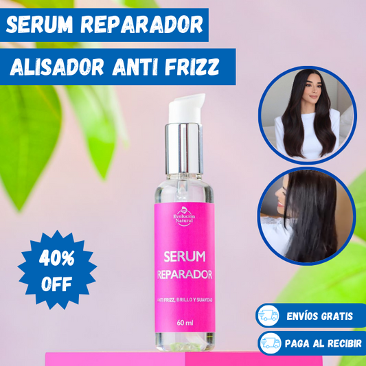SERUM ALISADOR Y REPARADOR ANTI FRIZZ - EvolucionNatural®
