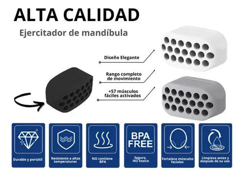 EJERCITADOR DE MANDÍBULA JawFlex®(3 unidades)