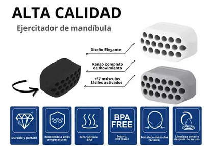 EJERCITADOR DE MANDÍBULA JawFlex®(3 unidades)