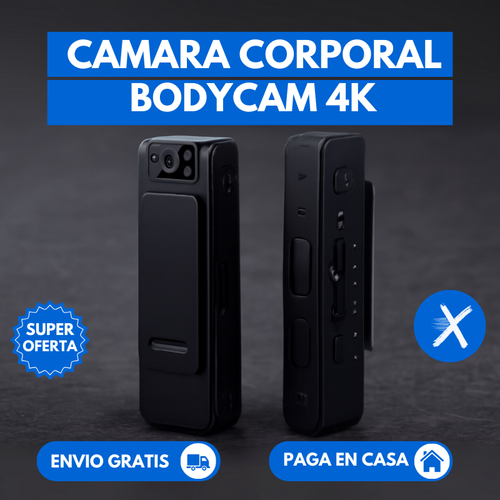 Camara Corporal 4K POV BODYCAM